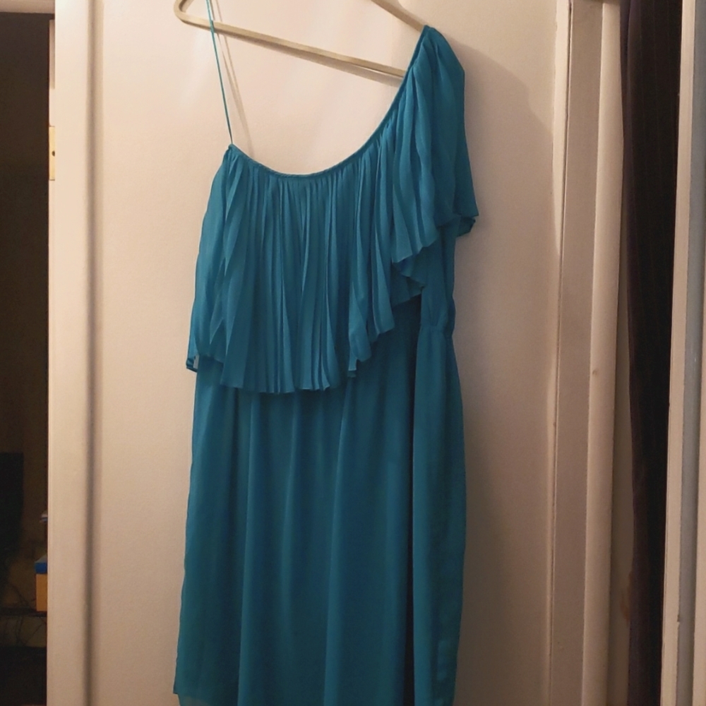 Lane Bryant one shoulder dress